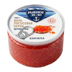 Икра лососевая нерки зернистая «Рыбное Дело» - 500 г