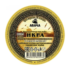 Икра палтуса «Авача» солёная пробойная - 100 г