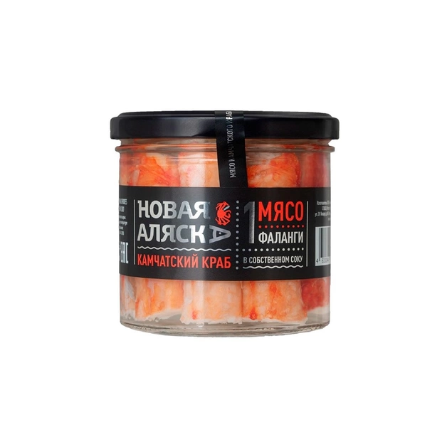 Камчатский краб в собственном соку «Новая Аляска» - 330 г
