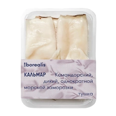 Кальмар командорский тушка без кожи свежемороженый ~ 500 г