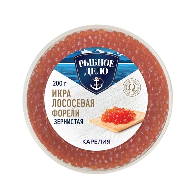 Икра лососевая форели «Рыбное Дело» - 200 г