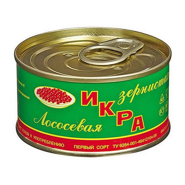 Икра лососевая горбуши «Находка» зернистая - 140 г
