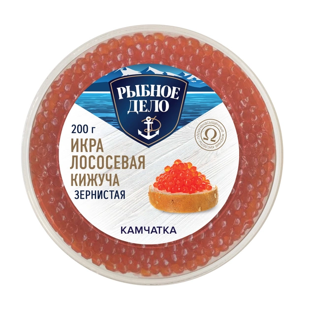 Икра лососевая кижуча «Рыбное Дело» - 200 г