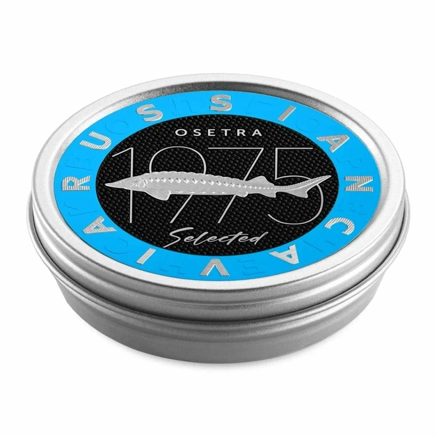 Икра чёрная сибирского осетра «Selected» - 125 г