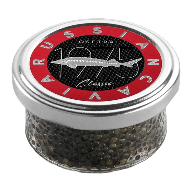 Икра сибирского осетра чёрная Сlassic - 50 г