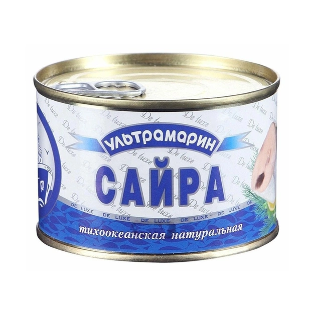 Сайра натуральная «Ультрамарин» - 240 г