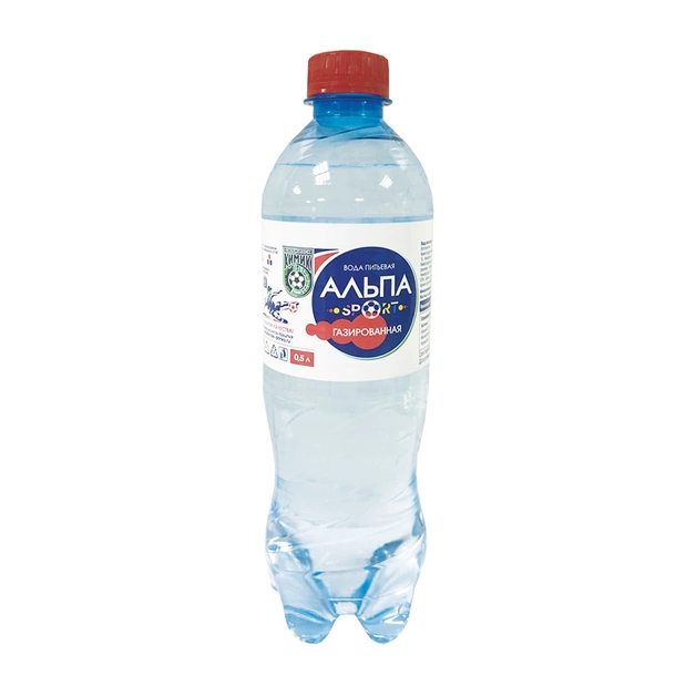 Вода Питьевая Альпа Газированная 0,5л