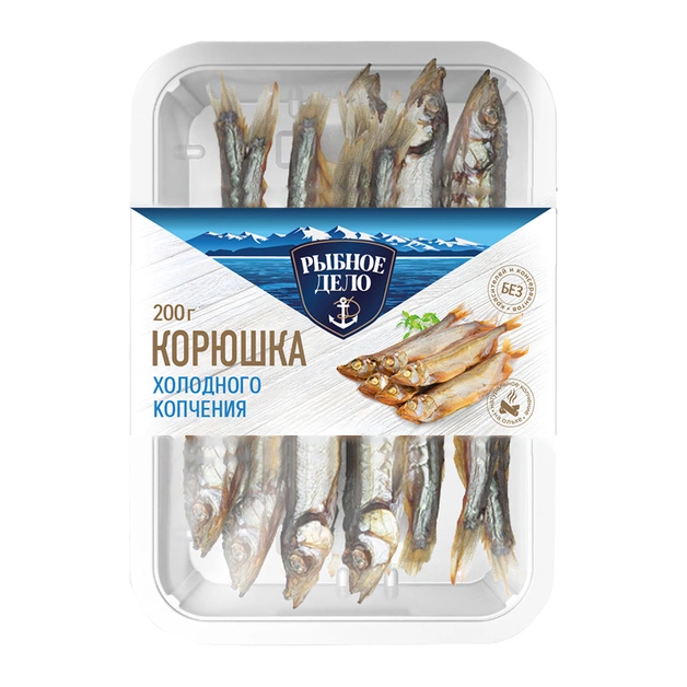 Корюшка холодного копчения «Рыбное Дело» - 200 г