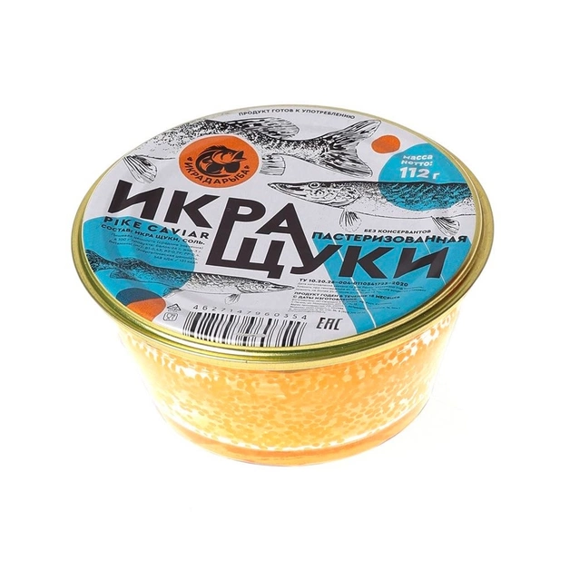 Икра щуки астраханская «Икрадарыба» - 112 г